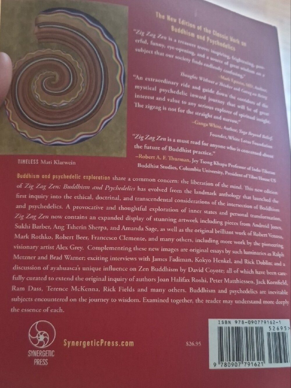 Zig Zag Zen Buddhism and Psychedelics - Colorful Paperback Book - Picture 5 of 6